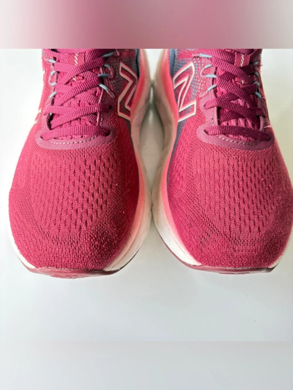 New Balance Women's Maroon and Pink Running Shoes